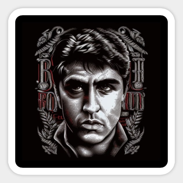 Legend Tony Montana Sticker by L3GENDS